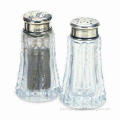 Salt and Pepper Shaker with Charming Design, Great for Table, Customized Designs are Welcome